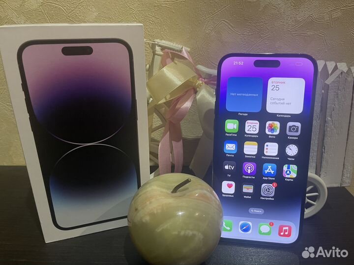 iPhone 14 pro MAX Deep Purple Идеал Ростест 128 гб