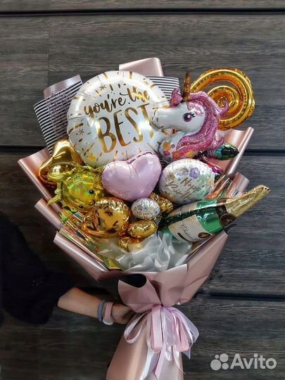 Букеты, шары, подарки, оформление