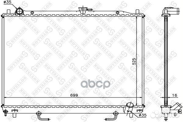 10-26693-SX радиатор системы охлажденияакппmit