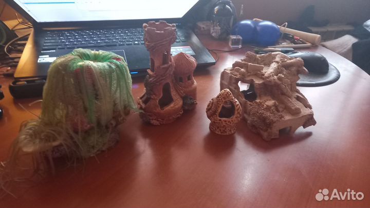 Аквариумы. Два. Декор, керамика. Одним лотом