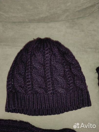 Комплект шапка и шарф