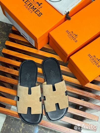 Мужские шлепанцы Hermes Izmir