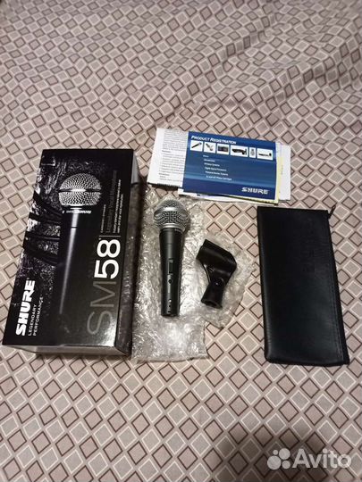 Новый динамический вокальный микрофон Shure SM-58