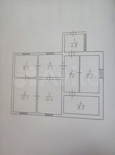 Дом 66,6 м² на участке 7 сот.