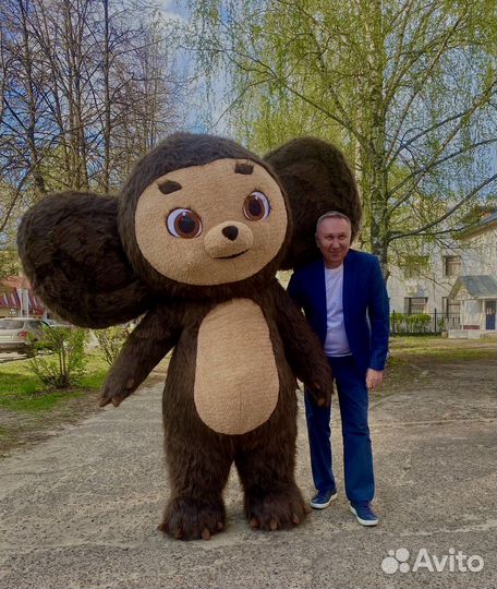 Белый мишка, Артур Пирожков, Чебурашка, ростовая