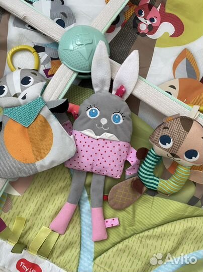 Коврик развивающий и мишка в подарок