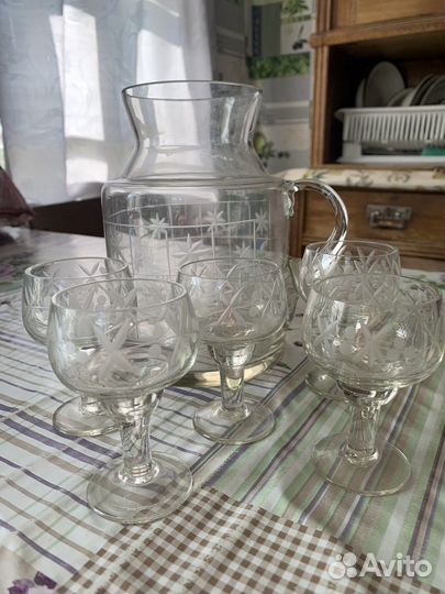 Графин со стопками СССР