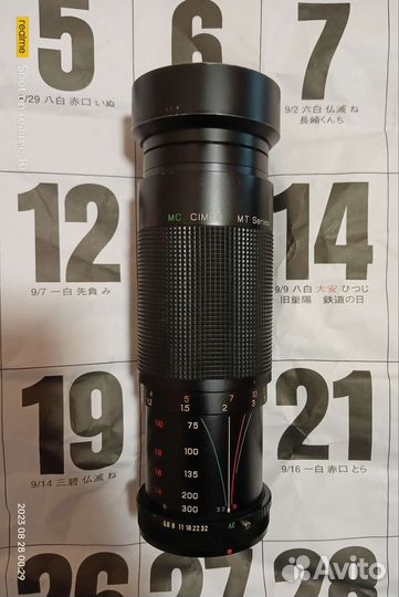 Объективmc cimco MT series 75 -300 5.6 Canon FL