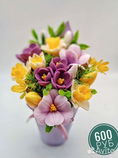 Букеты из мыла ручной работы