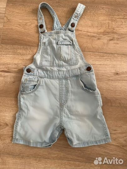 Джинсовый комбинезон zara 86