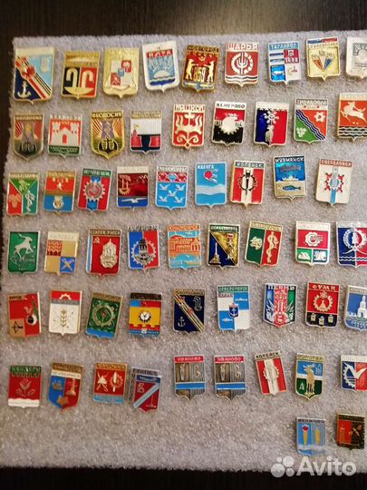 Значки СССР Гербы городов (обновлённые)