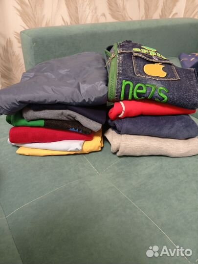 Вещи пакетом на мальчика 116 122 128