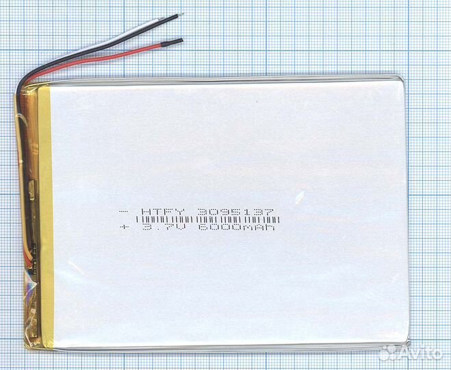 Аккумулятор Li-Pol (батарея) 3*95*137мм 3pin 3.7V