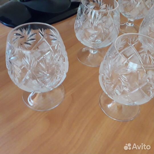 Хрустальные бокалы для коньяка виски 200 мл. фужер