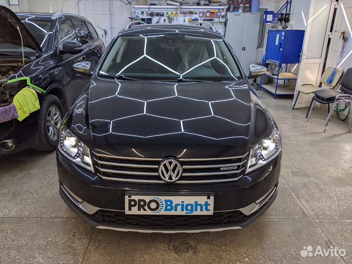 Bi-Led линзы на VW Passat B7