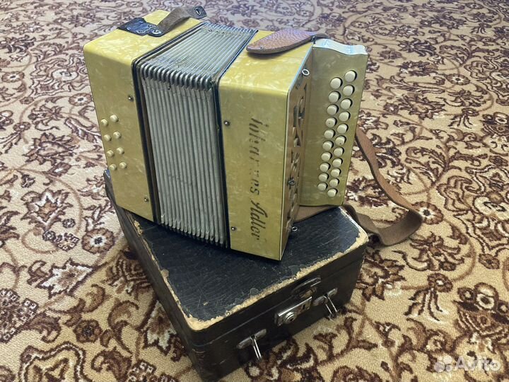 Гармонь Iohannas Adler, антикварная