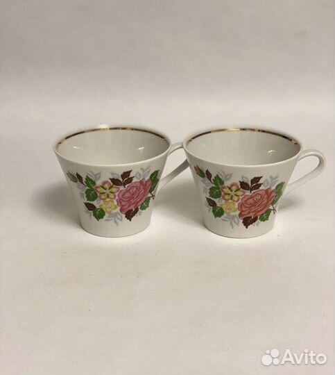 Чайные кофейные чашки тарелки СССР