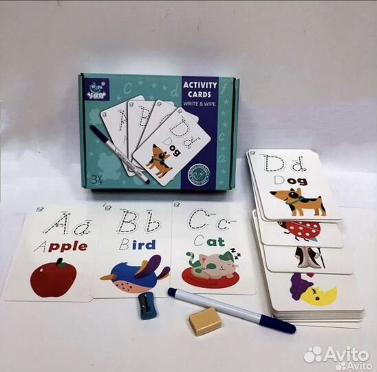 Новые Обучающие карточки на английском языке