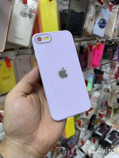 Стеклянный чехлы для iPhone 7/8/Se2020/Se2022