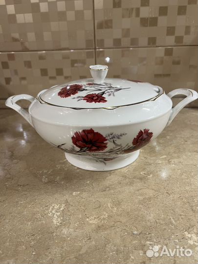 Супница, 2 блюда, соусница, для сыпуч