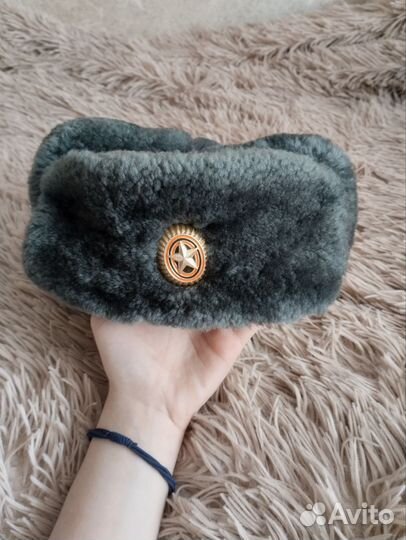 Мужская зимняя шапка военная