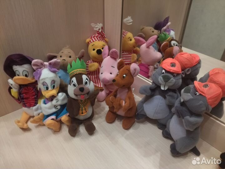 Мягкие игрушки McDonald's и Burger King