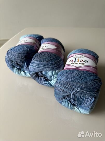 Пряжа alize cotton gold batik