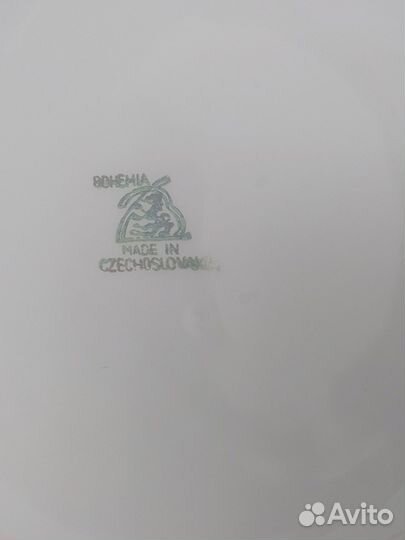 Супница Мейсенский букет Чехословакия Богемия