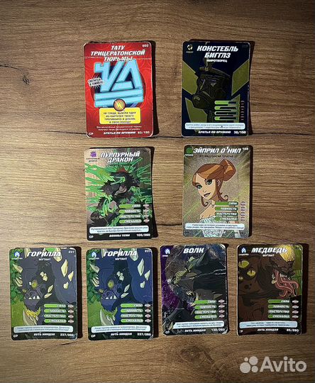 Огромный лот по карточкам Черепашки Ниндзя