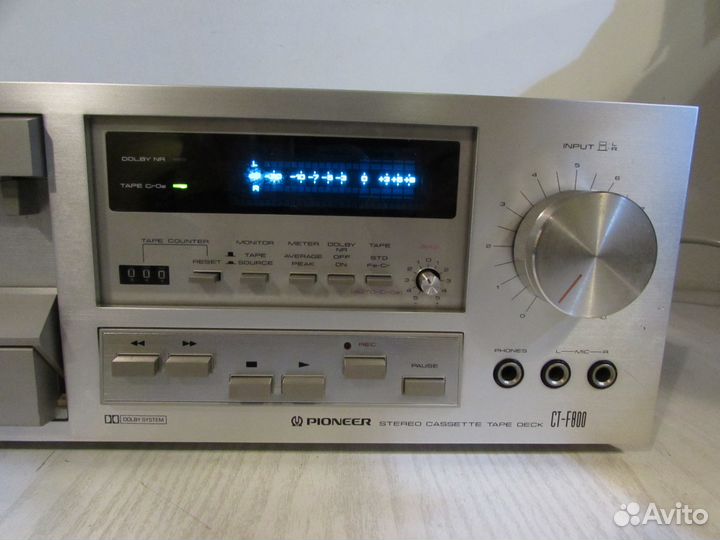 Pioneer CT-F800 Трехголовая кассетная дека Japan