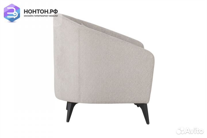 Кресло Бернис светло-серое