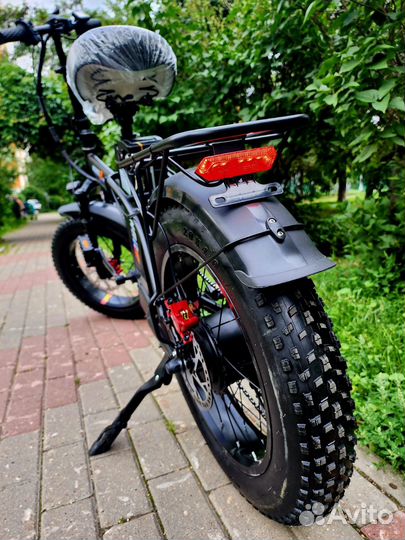 Электровелосипед фэтбайк складной