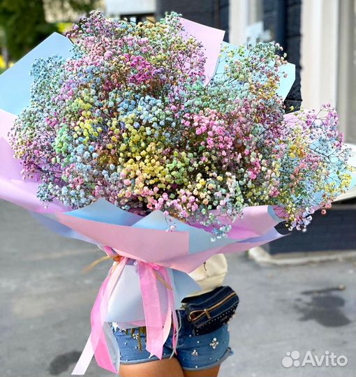 Гипсофила. Сухоцветы. Стойкие Букеты