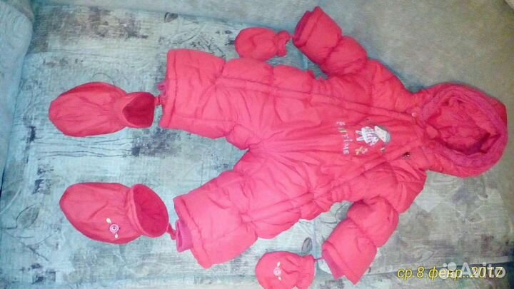 Зимний комбинезон для девочки