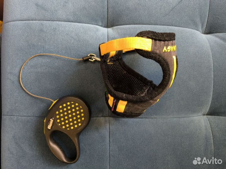 Шлейка и рулетка flexi