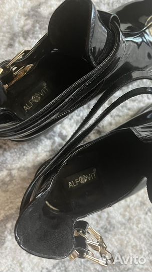 Ботильоны 40 нат.лак