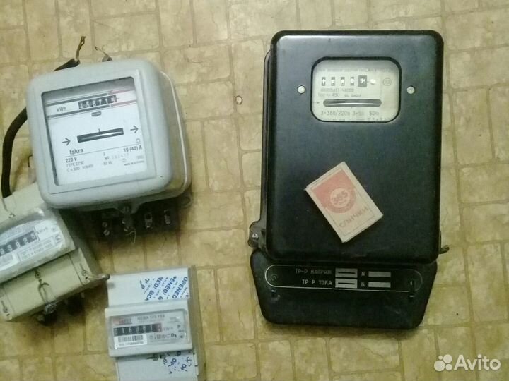 Счётчик однофазный, трехфазный неповеренный