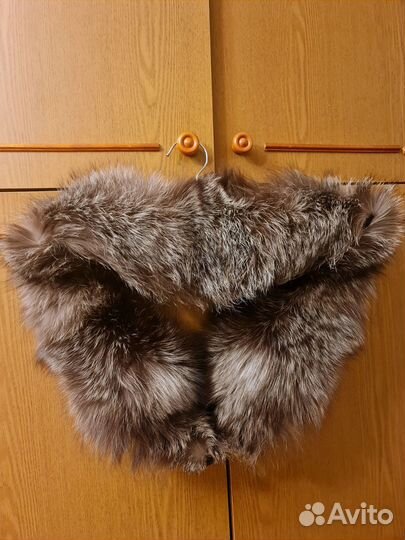 Меховой воротник песец