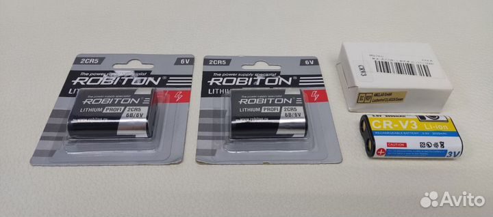 Аккумуляторные батареи Robiton, CR-V3