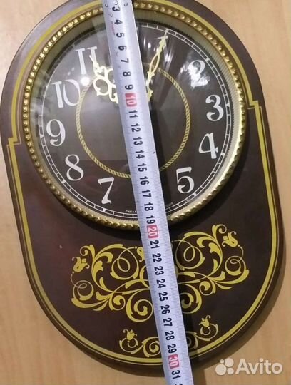 Часы настенные СССР янтарь