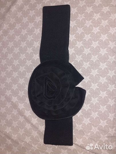 Ремень пояс женский с розой