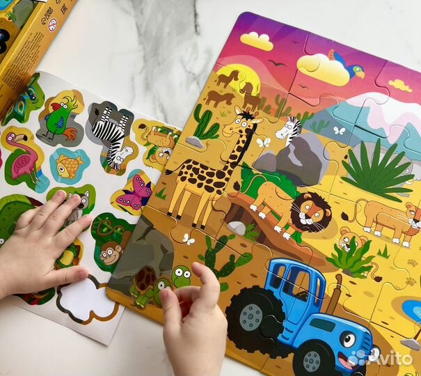 Новые пазлы детские от 15 до 60 деталей