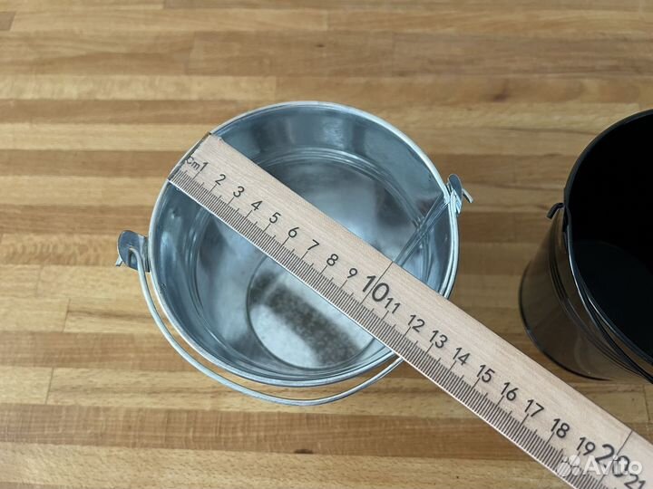 Ведерки оцинкованные 13см