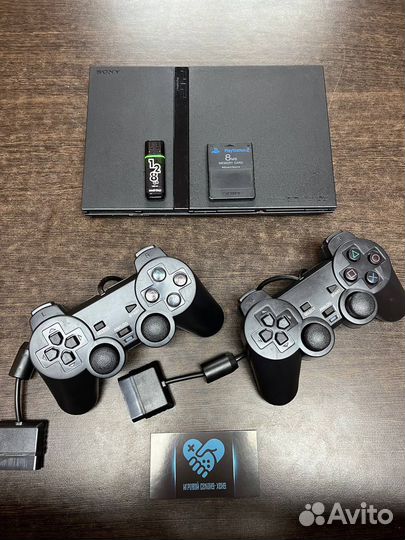 Sony Playstation 2 + Много игр Прошитая 128gb PS2