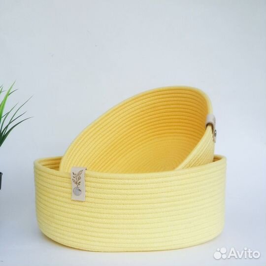 Овальные корзины для хранения