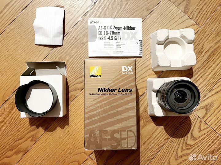 Объектив Nikon AF-S DX Nikkor ED 18-70mm 1:3.5-4.5