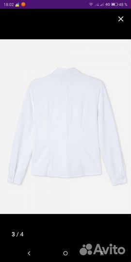 Блузка новая школьная / рост 140/146
