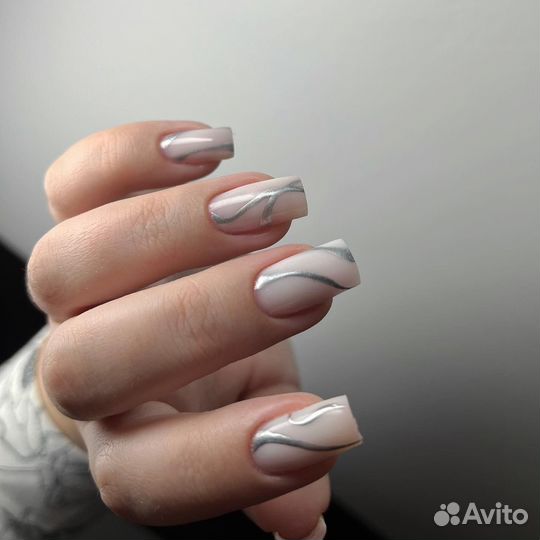 Маникюр наращивание педикюр