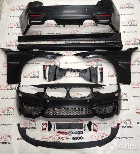 Обвес BMW 3 series f30 M3-Look с крыльями