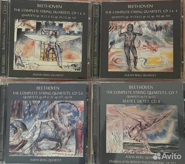 Бетховен Квартеты CD